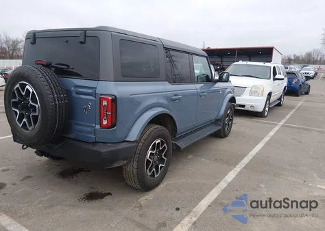 2025 Ford Bronco Outer Banks z USA, uszkodzony, nr VIN 1FMEE8BP0SLA61460